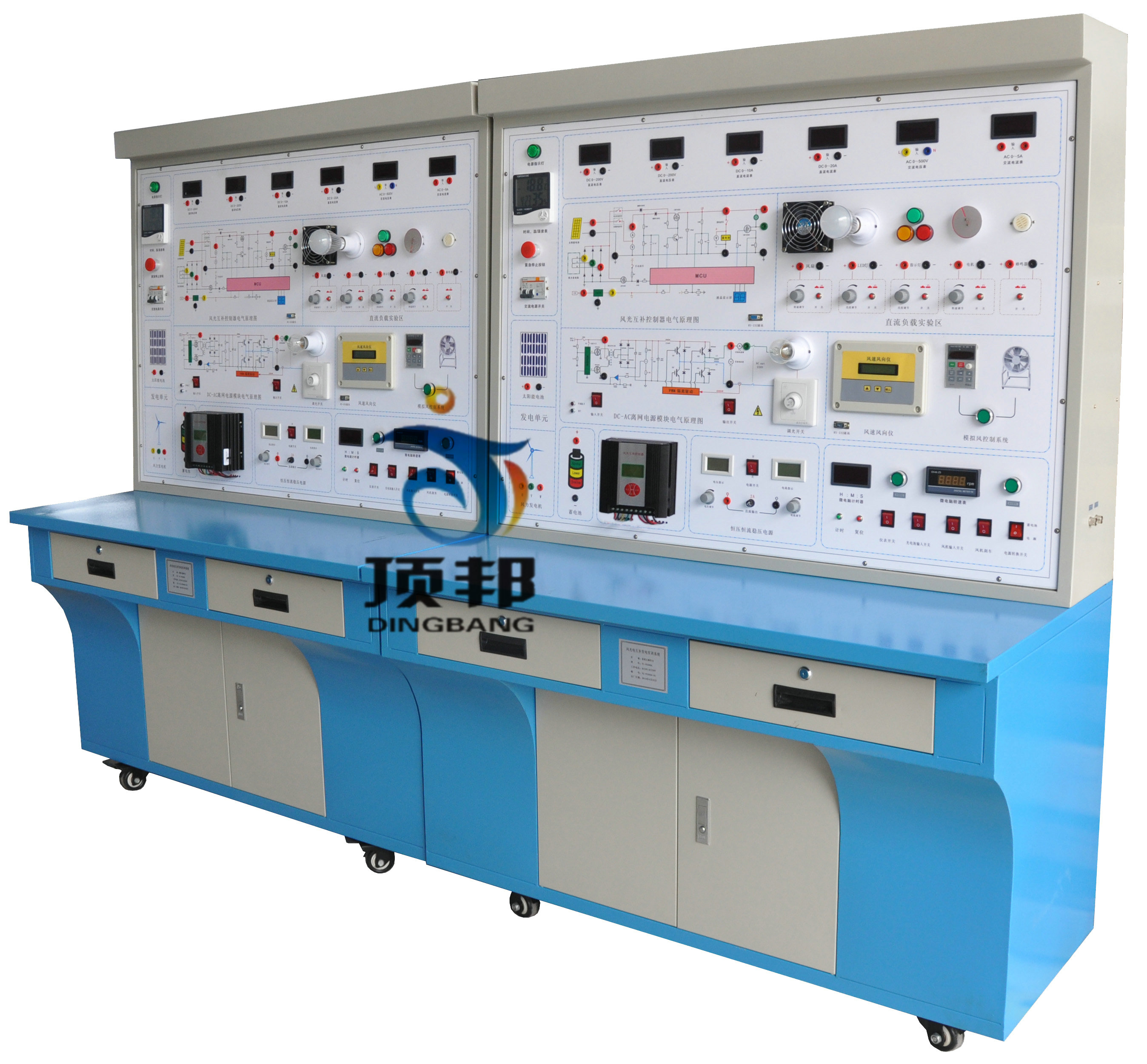 500W風(fēng)光互補并網(wǎng)發(fā)電系統(tǒng)教學(xué)實訓(xùn)臺